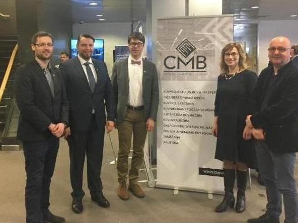 CMB Partner Marc Gutermann at the Construction Day 2018 in Riga