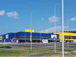 Новое здание магазина “IKEA” в“Mežaizvēji